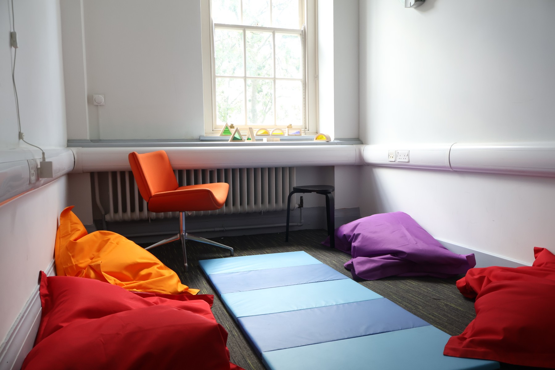 The quiet room on the middle floor